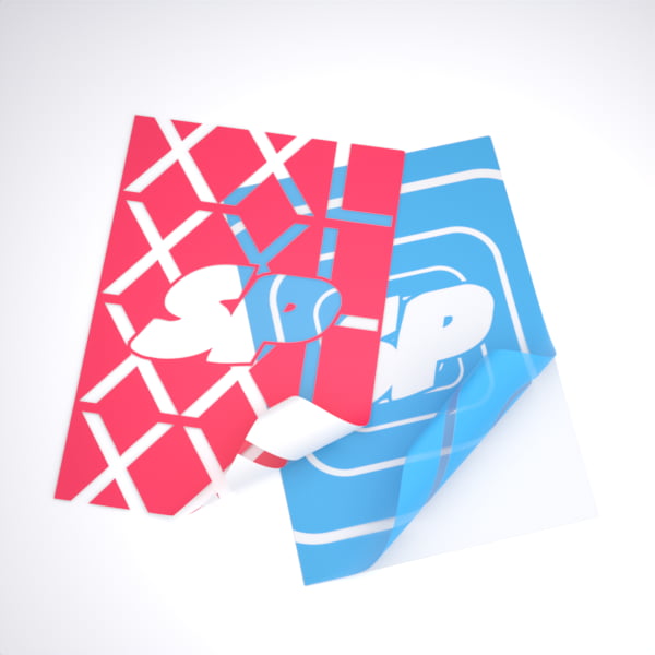 Klebefolie transparent